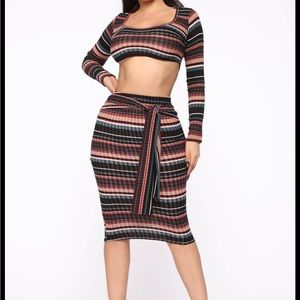 Fashion Nova skirt set